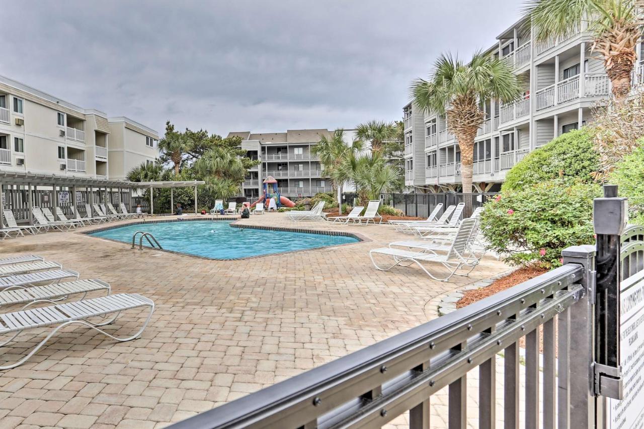 Myrtle Beach Condo With Screened Deck Walk To Beach Eksteriør bilde